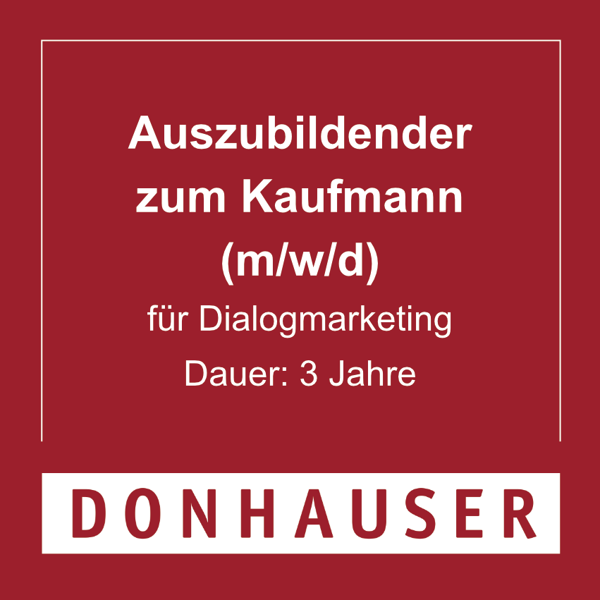 Azubi Dialogmarketing NEU