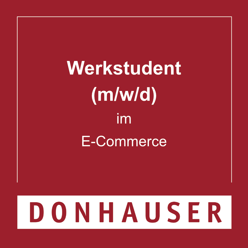 Werkstudent Team Donhauser